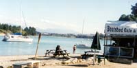 Yachts opo in for famous Boatshed cafe/bar hospitality